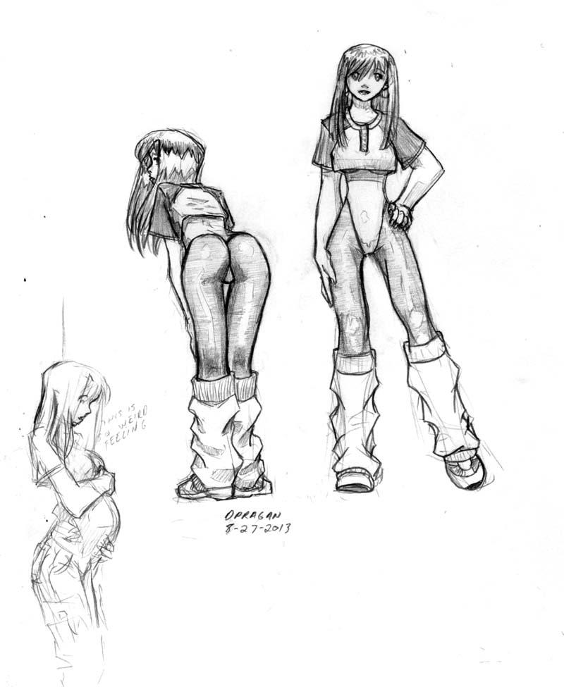 Tights Leotard and...Pregnant? by DPRagan