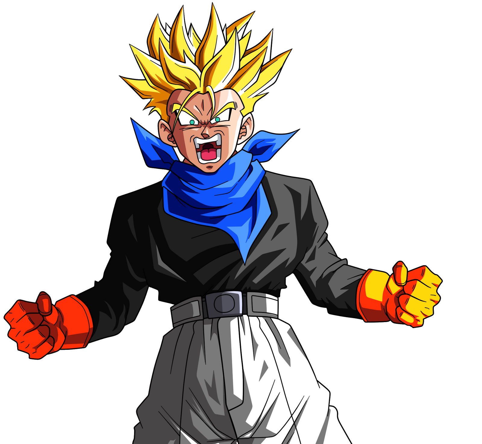 baby Trunks SSJ by leorine on DeviantArt