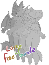 F2U Large Chibi Bundle by possxm