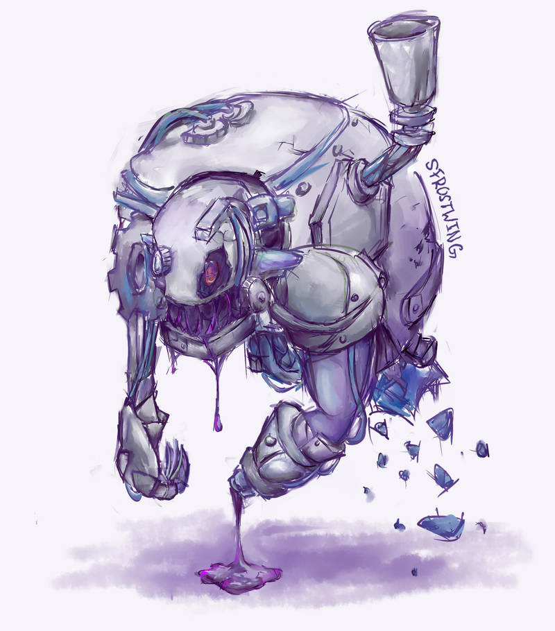 Demaros -Steel/Poison Fakemon by SFrostWing