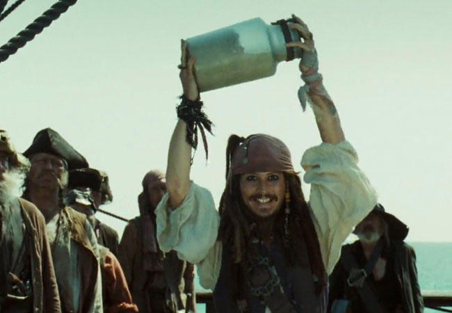 Captain Jack Sparrow Ich Hab Ein Glas Voll Dreck