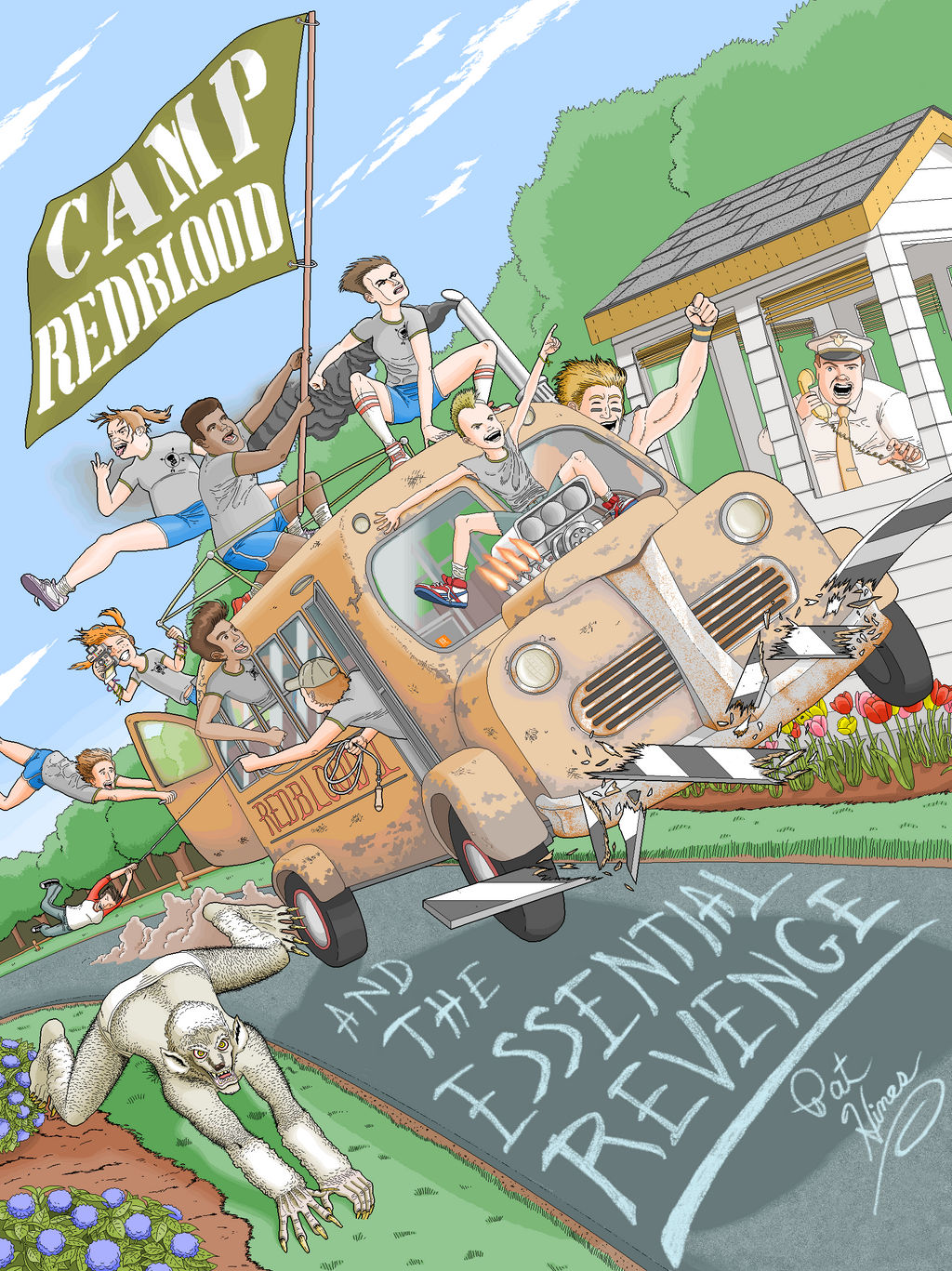 Camp Redblood and the Essential Revenge SE Cover by CaptainRedblood