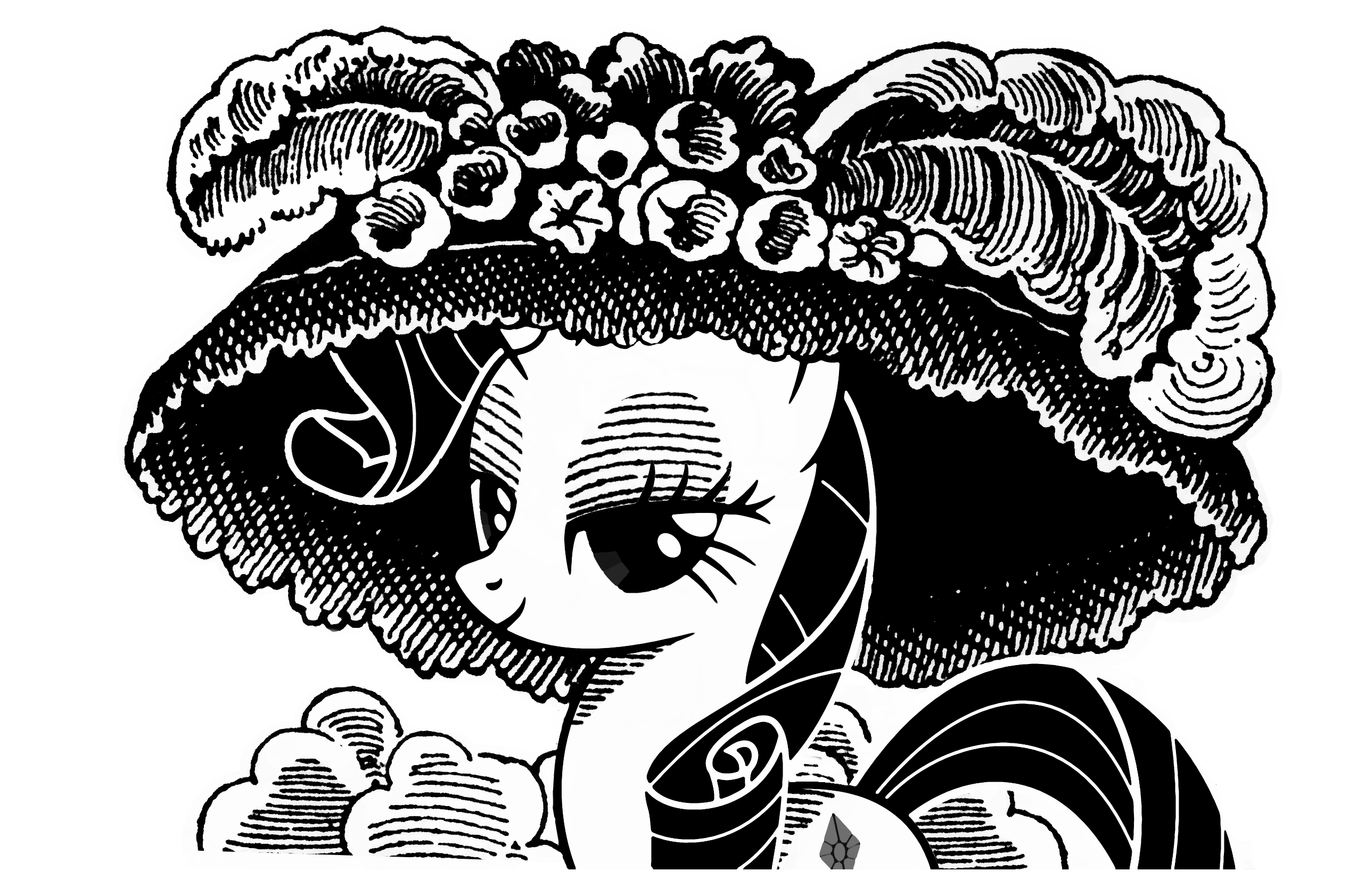 Rarity la Catrina by tamalesyatole