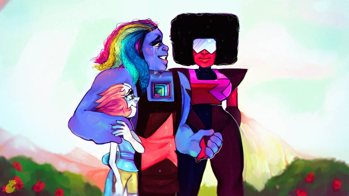 i decided to do a screenshot redraw my dudes    bismuth is probably my new favorite gem?????????????? yes i do watch steven unipurse aight  im still trying to make my art more comfor...
