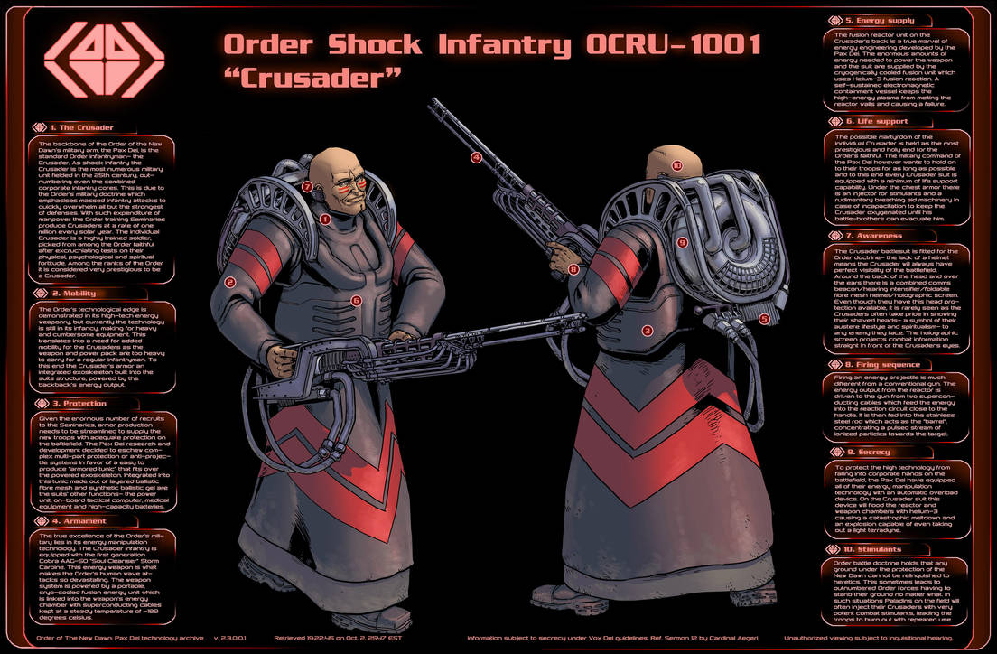 Order Crusader Infographic by PenUser