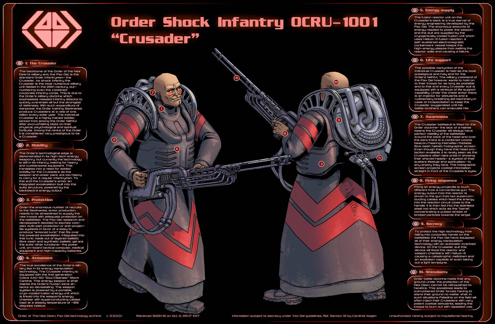 Order Crusader Infographic by PenUser