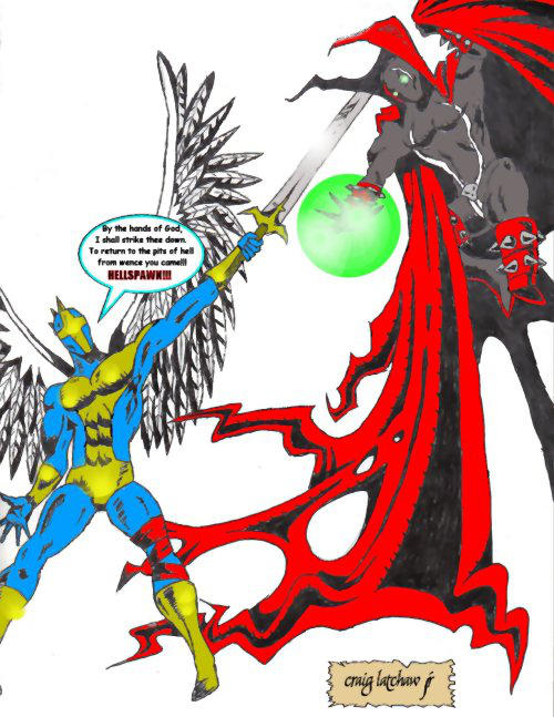 redeemer vs spawn by craig7x on DeviantArt