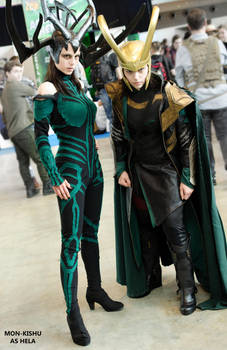 Hela Loki Cosplay Thor Ragnarok Comic Con Germany By Mon Kishu On
