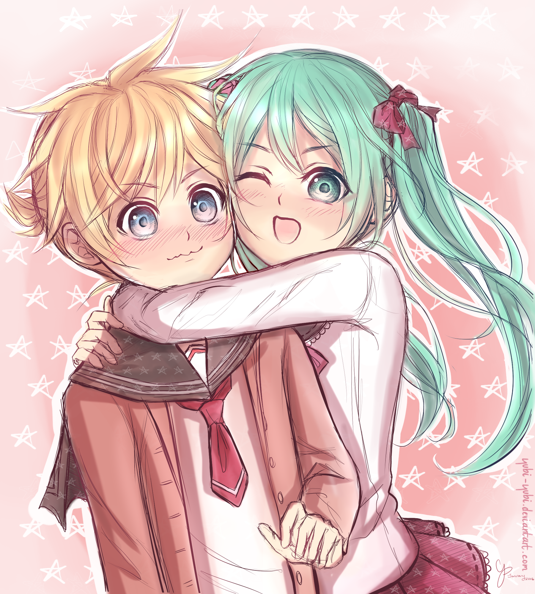 Len x Miku: The Kids They Never Cannonly Were by Yubi-Yubi on DeviantArt