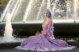 Resting at the Fountain by MarkalSagenburg