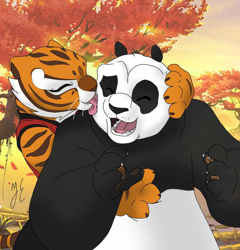 Po x Tigress by AniDragmire on DeviantArt