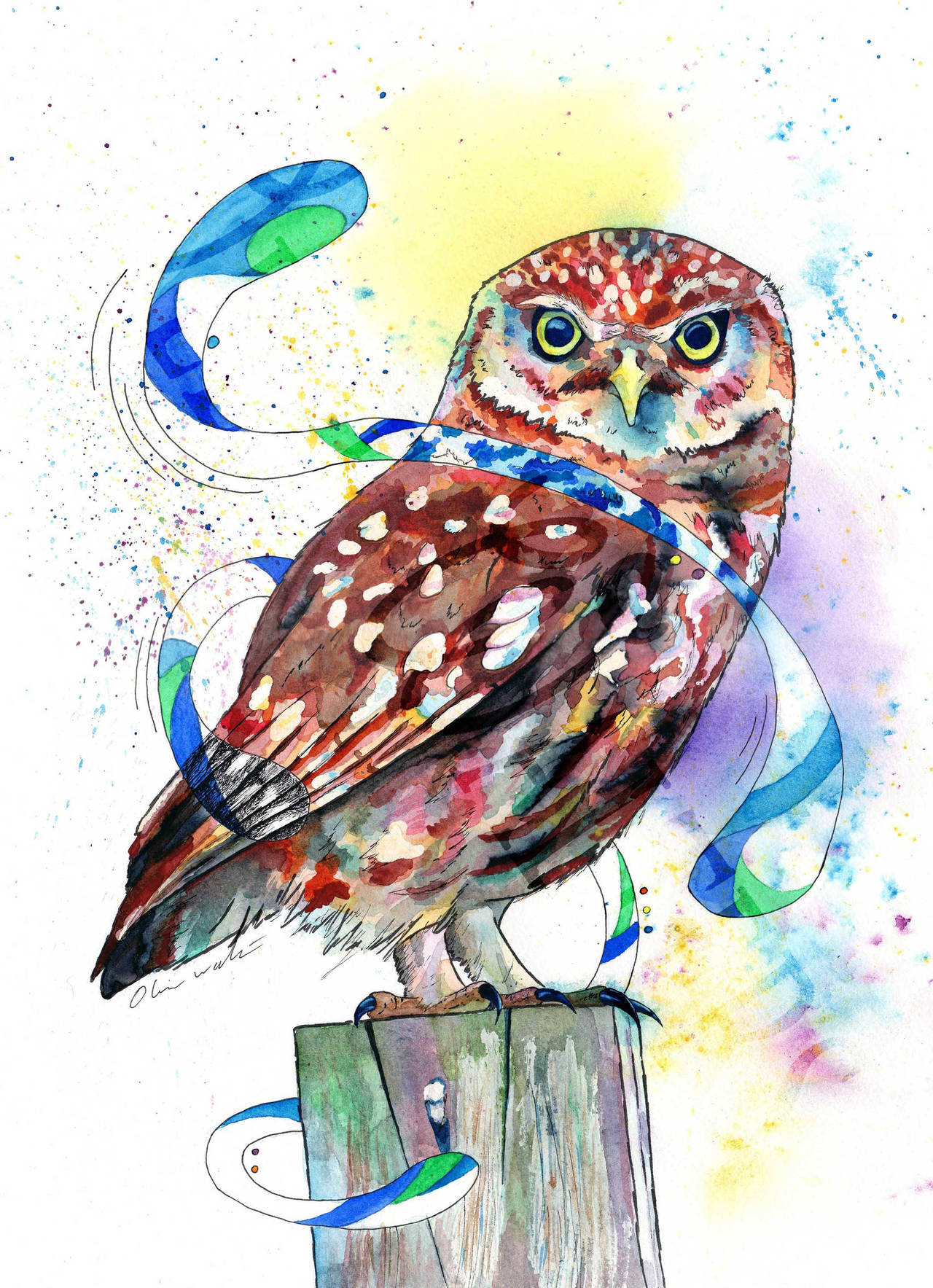 Little Owl by Digital-Goth