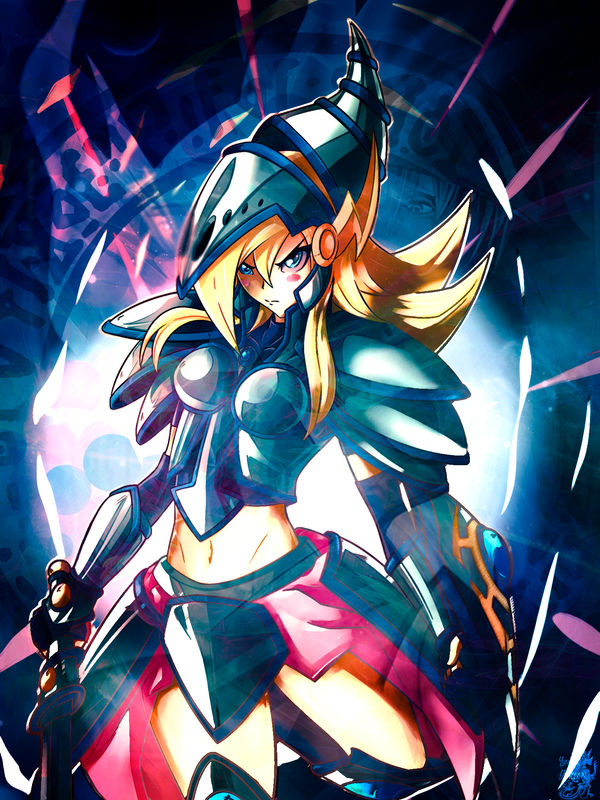 Wallpaper Dark Magician Girl The Dragon Knight by IgorBMaciel on DeviantArt