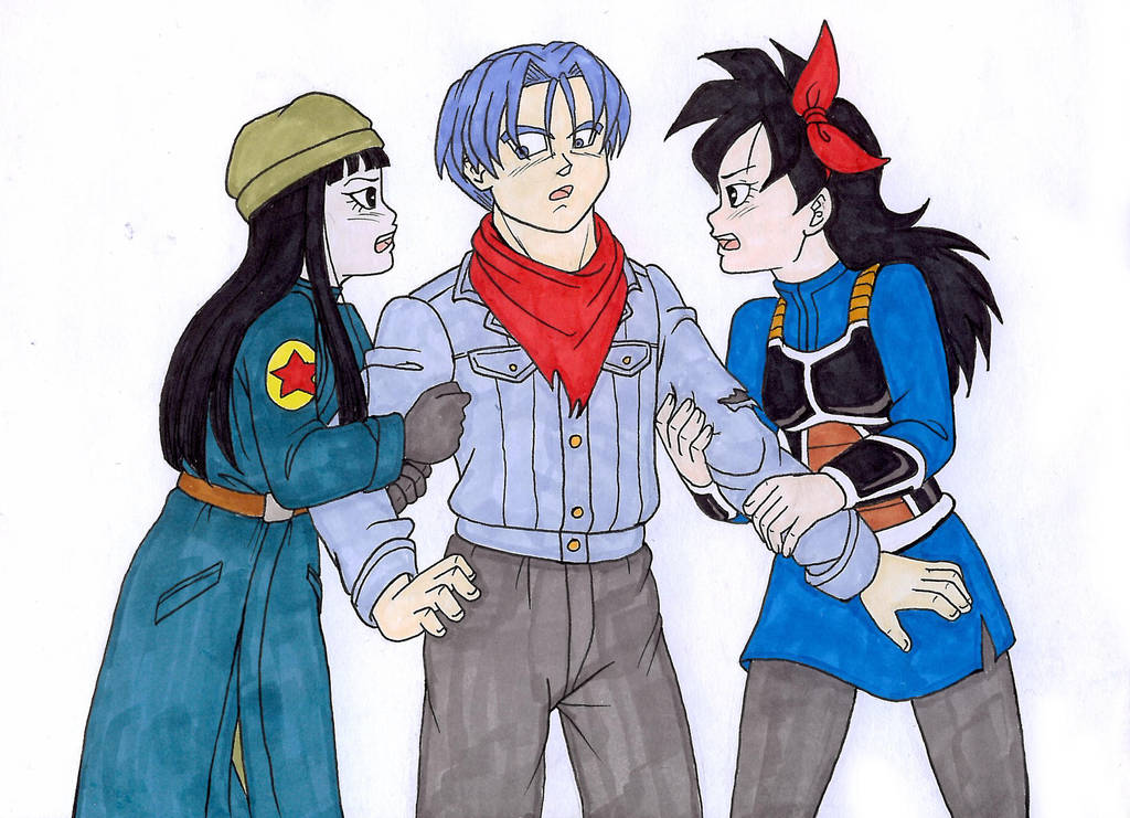 Mirai Ranch and Trunks and Mai by IsabellaFaleno on DeviantArt
