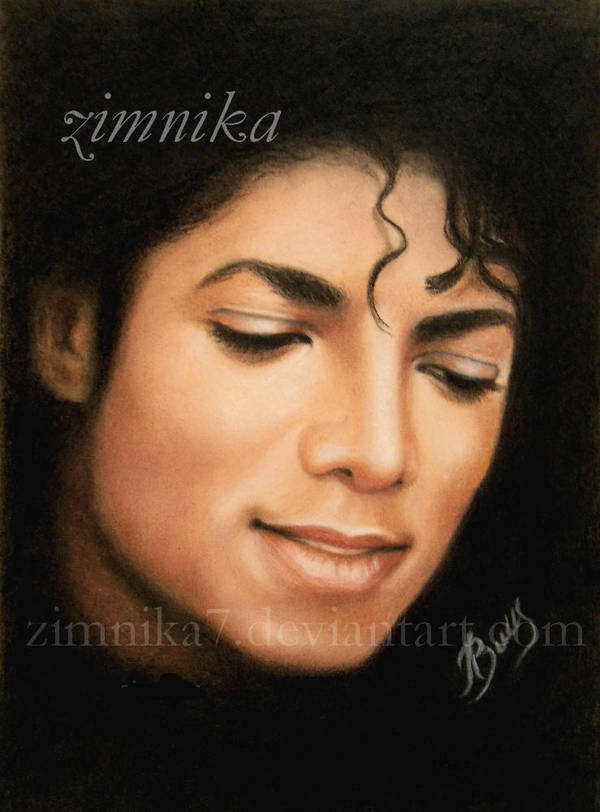 Portrait of Michael Jackson by zimnika7