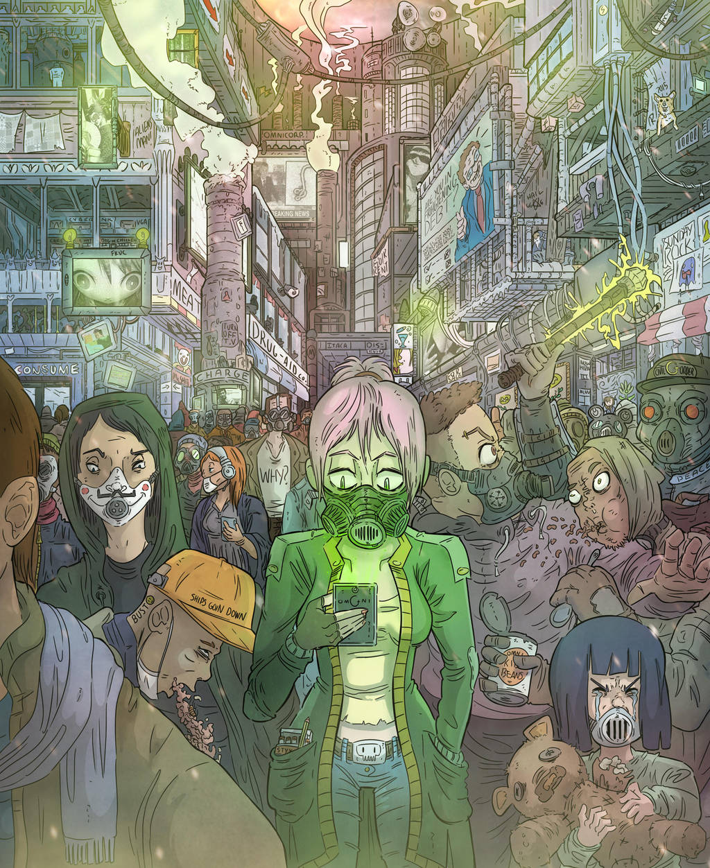 Green Shift Cover Art by LutesWarmachine