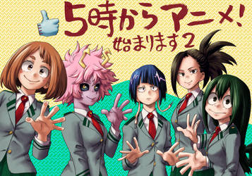 Boku no Hero Academia Girls by lusara