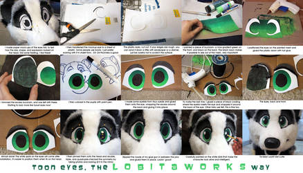 Fursuit Eyes Tutorial by LobitaWorks