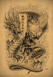 Samurai Dragon by Loren86