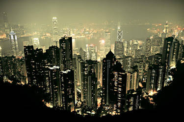 Hong Kong - The Peak by xMEGALOPOLISx