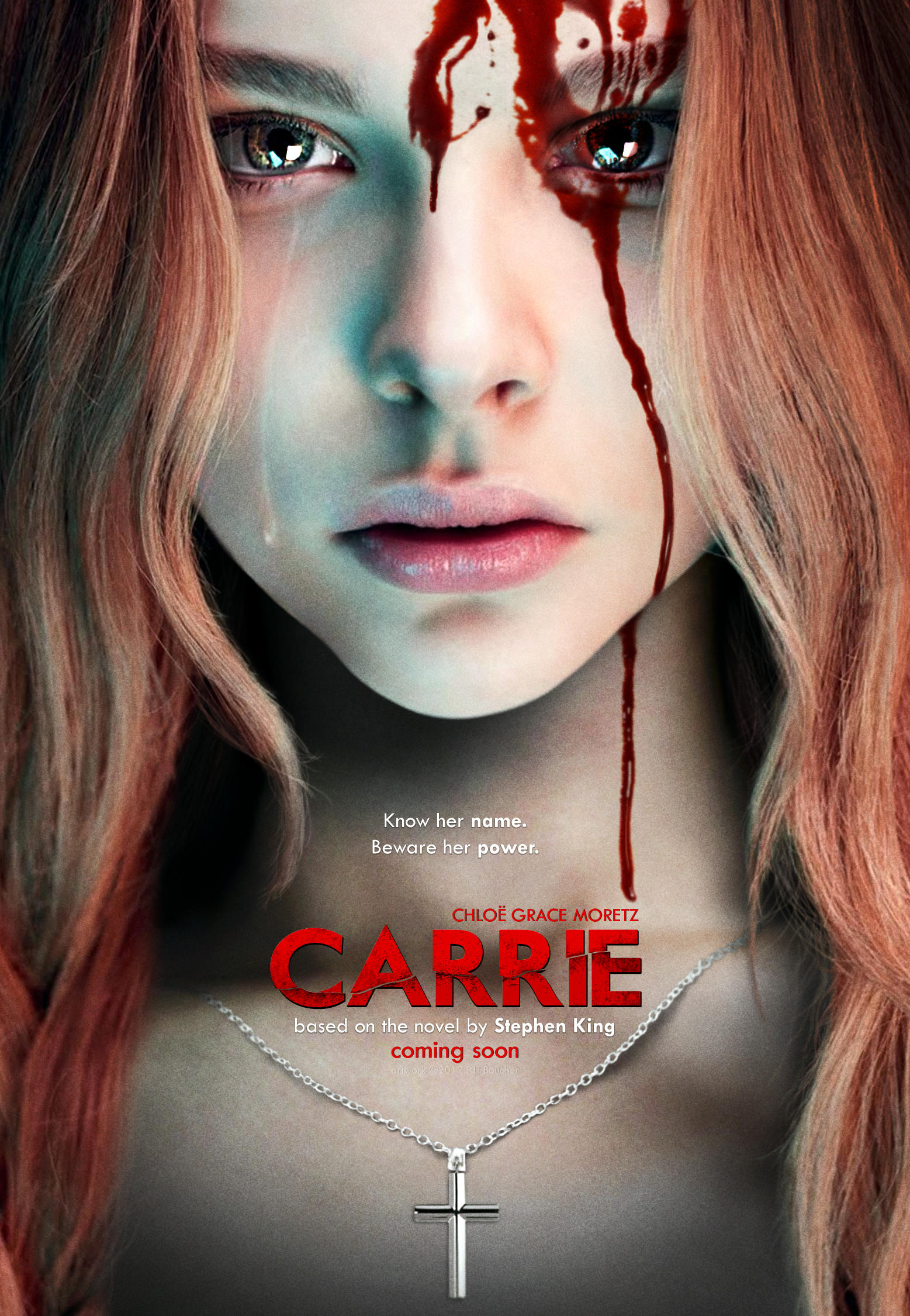 Chloe Moretz as Carrie - Remake Poster by themadbutcher