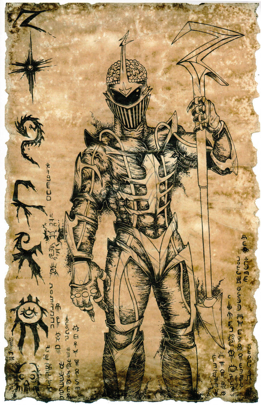 Lord Zedd Scroll by hawanja