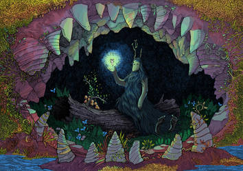 Light in the Cave by yanadhyana