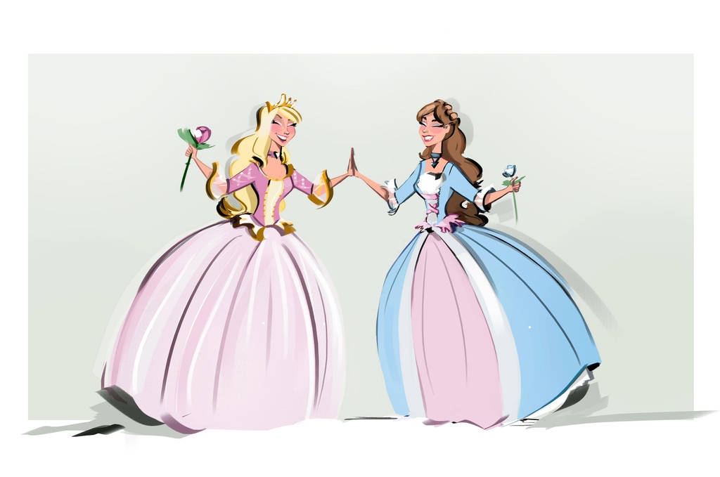 Barbie as the Princess and the pauper by didouchafik on DeviantArt