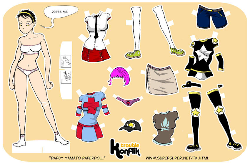 Darcy Paperdoll by supersuper