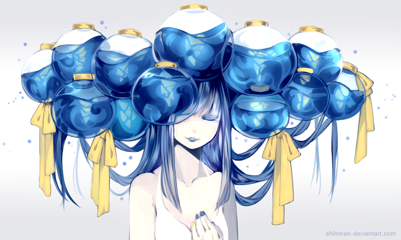 the witch of blue thoughts by shihoran