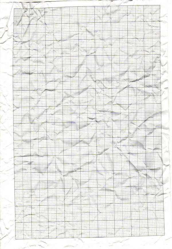 Crumpled Graph paper texture by madragonn