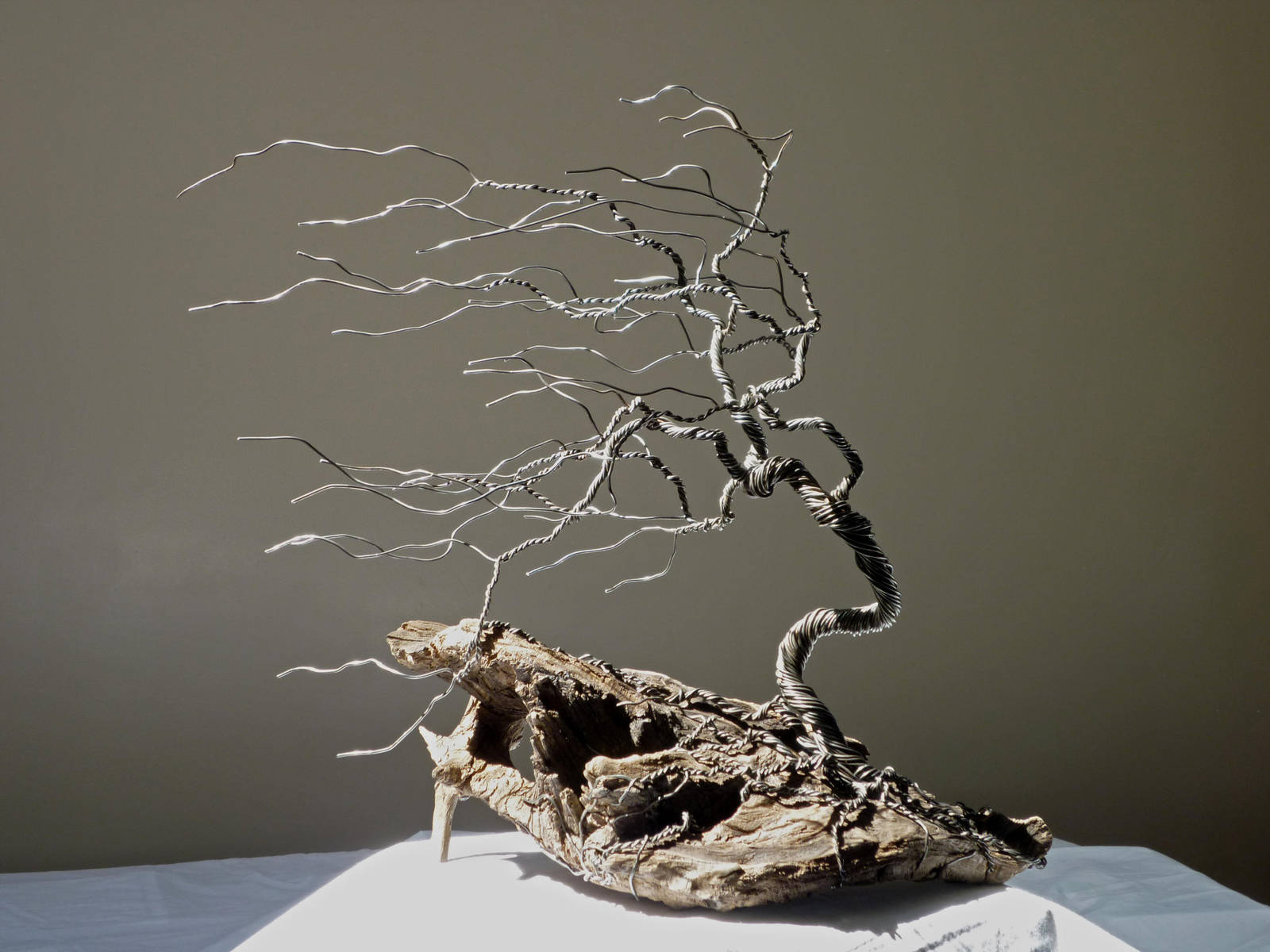 Dad's Wire Tree 1-1 by BlackHoleInAJar