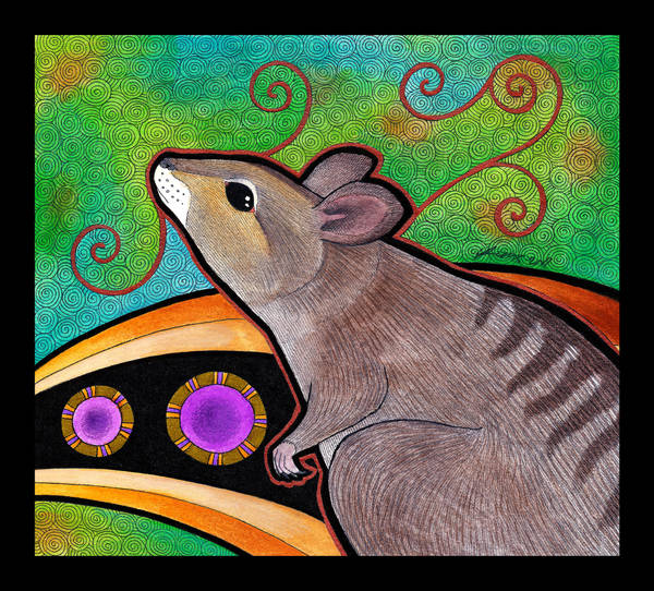 Banded Hare Wallaby as Totem by Ravenari