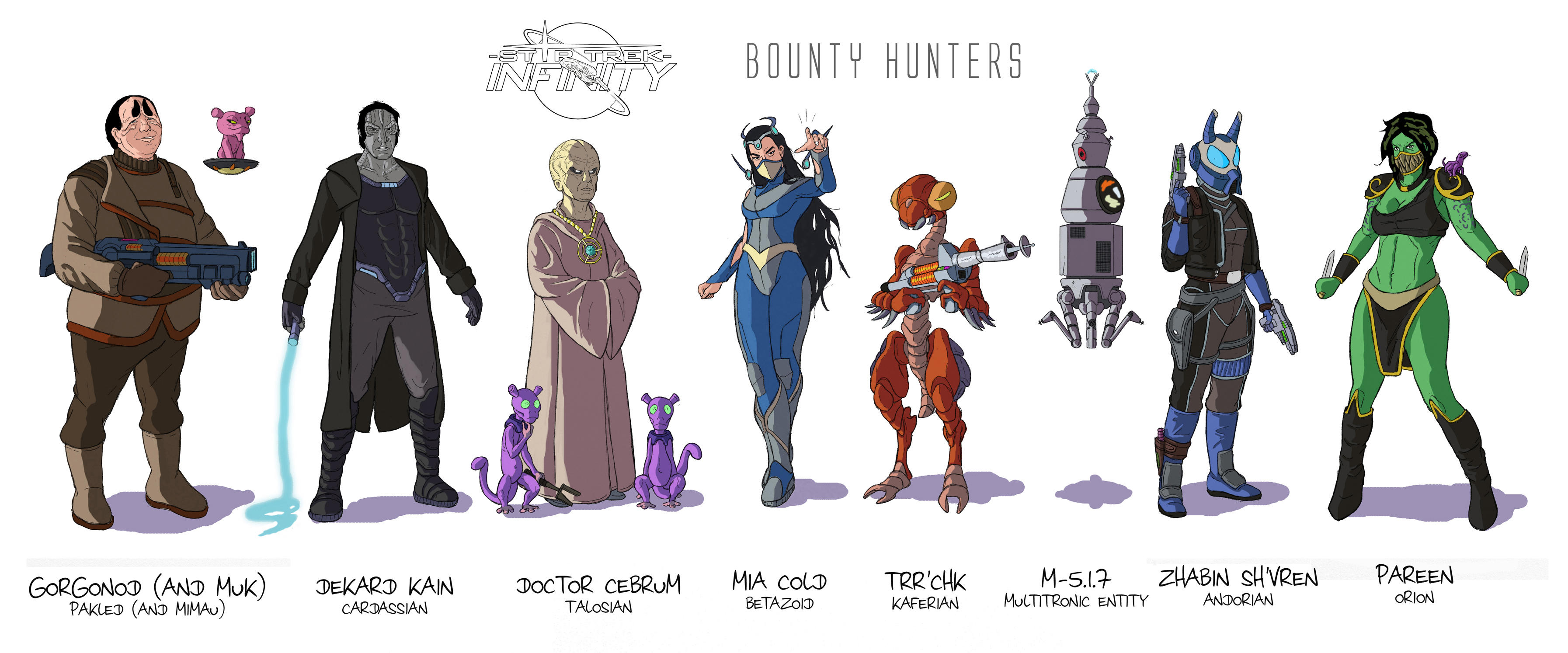 Star Trek Infinity - Bounty Hunters (color) by Damon1984