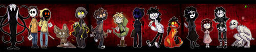 |Creepypasta Fanart| Cartoon CP Monsters by 0ktavian