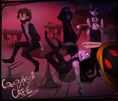 | Art Trade with Alloween | Creepypasta Cafe by 0ktavian