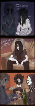 |Creepypasta Comic| Rain by 0ktavian