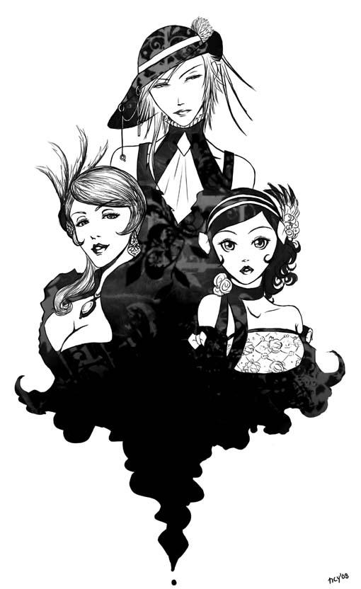 splash of ink by riotycurls