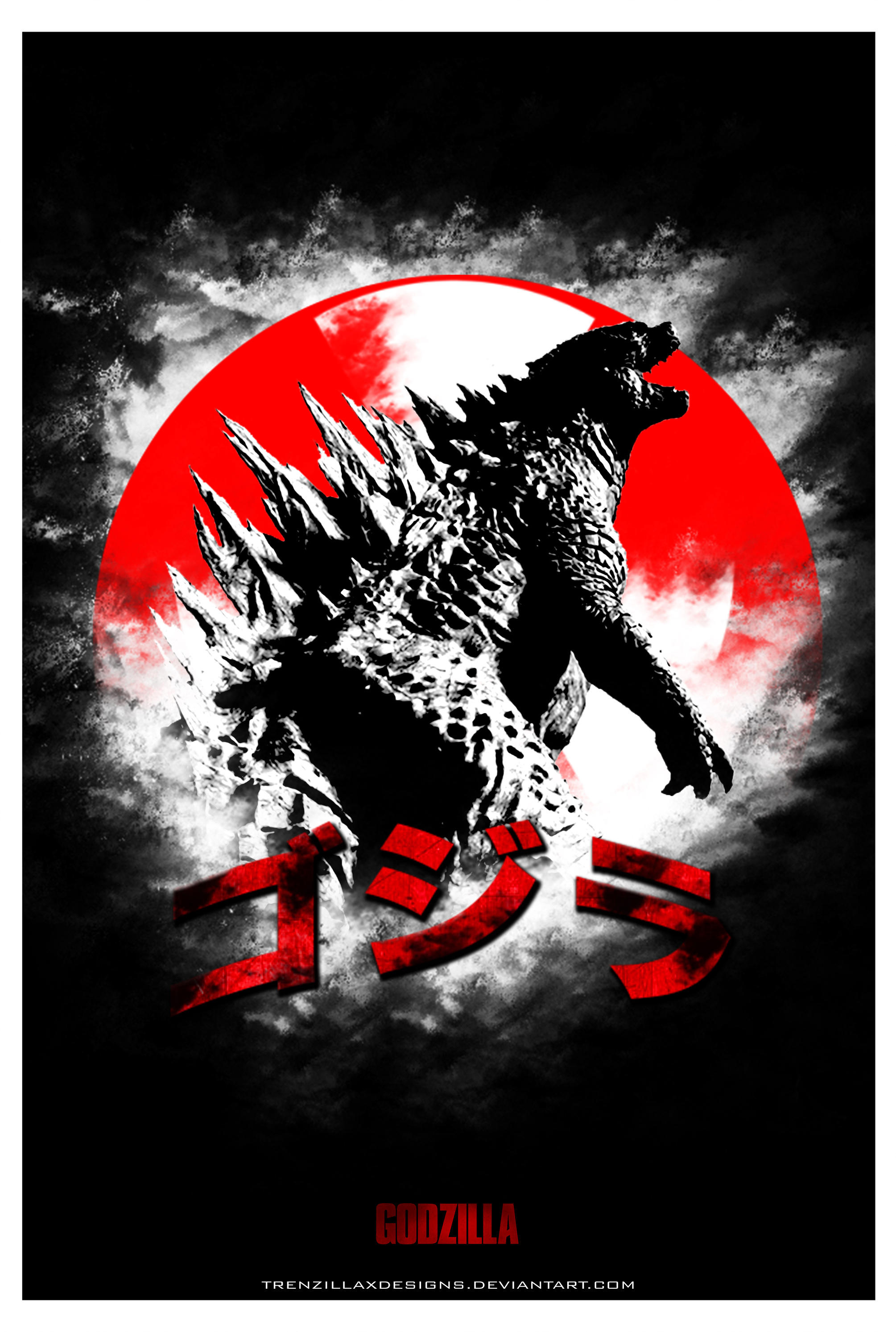 Legendary's Godzilla Custom Poster 3 by TrenzillaXDesigns on DeviantArt