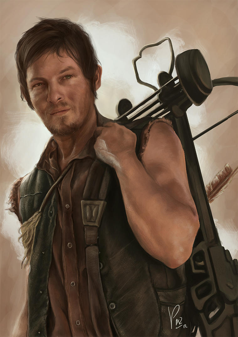 Daryl Dixon by fishglow
