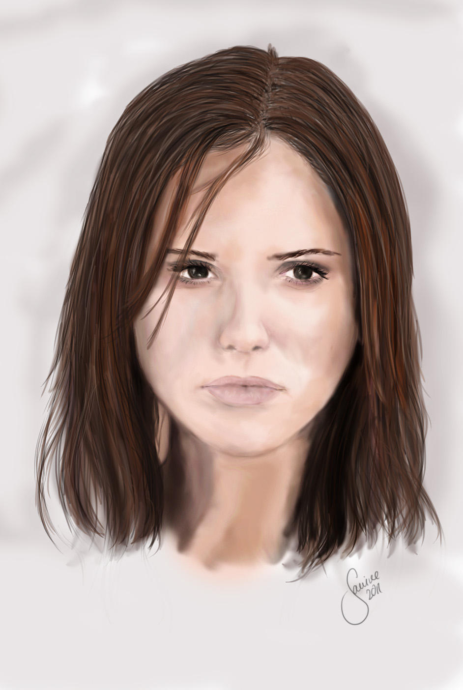 Speedpainting: Sophia Bush by janine83