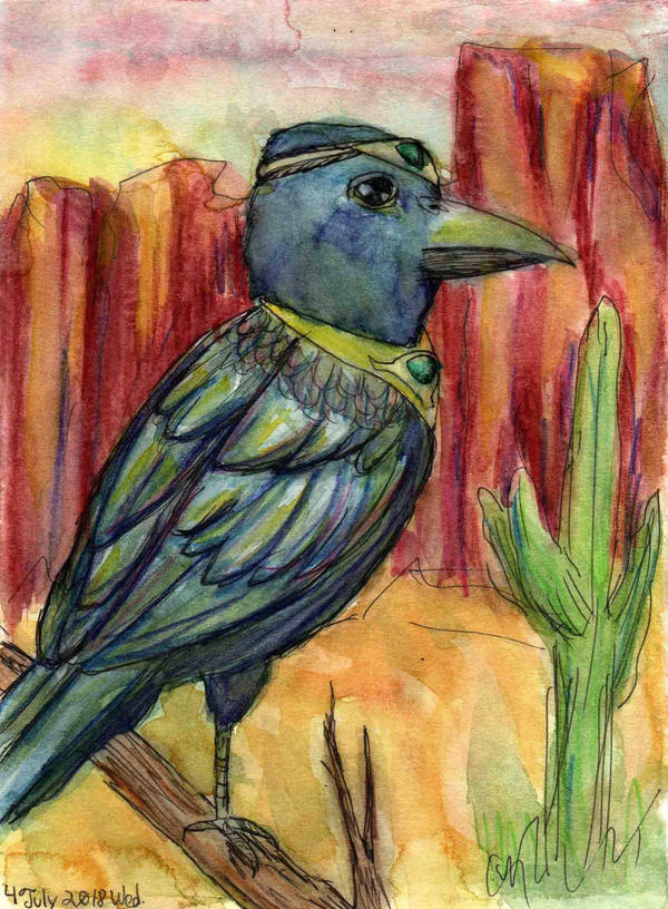 Wise Crow by NekoMarik