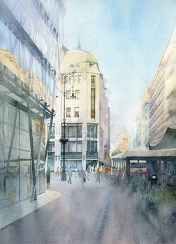 Modern architecture in Budapeszt by GreeGW