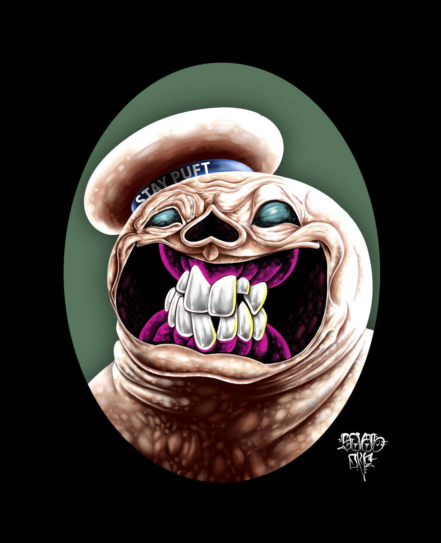 Stay Puft the Marshmallow Monster by sevasuno