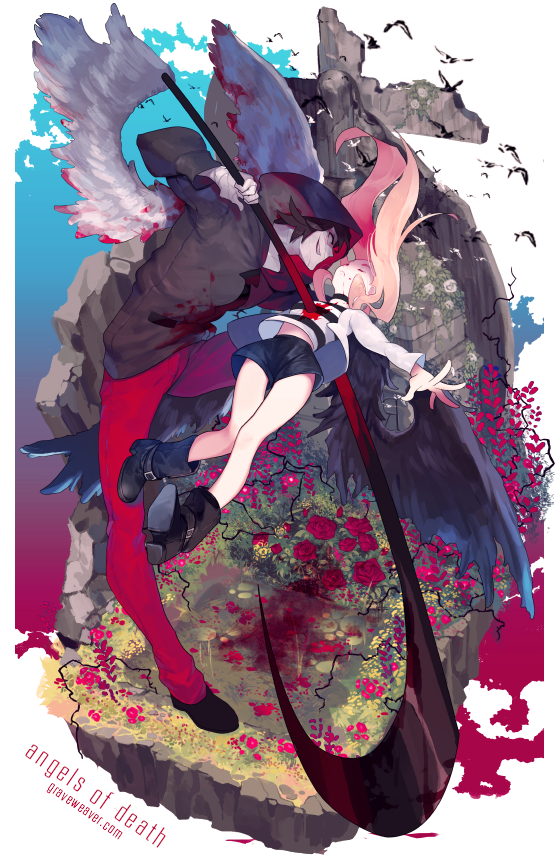 Angels of Death / Satsuriku no Tenshi by GRAVEWEAVER