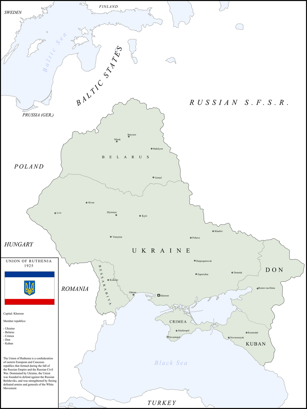 Union of Ruthenia 1925 by AP246