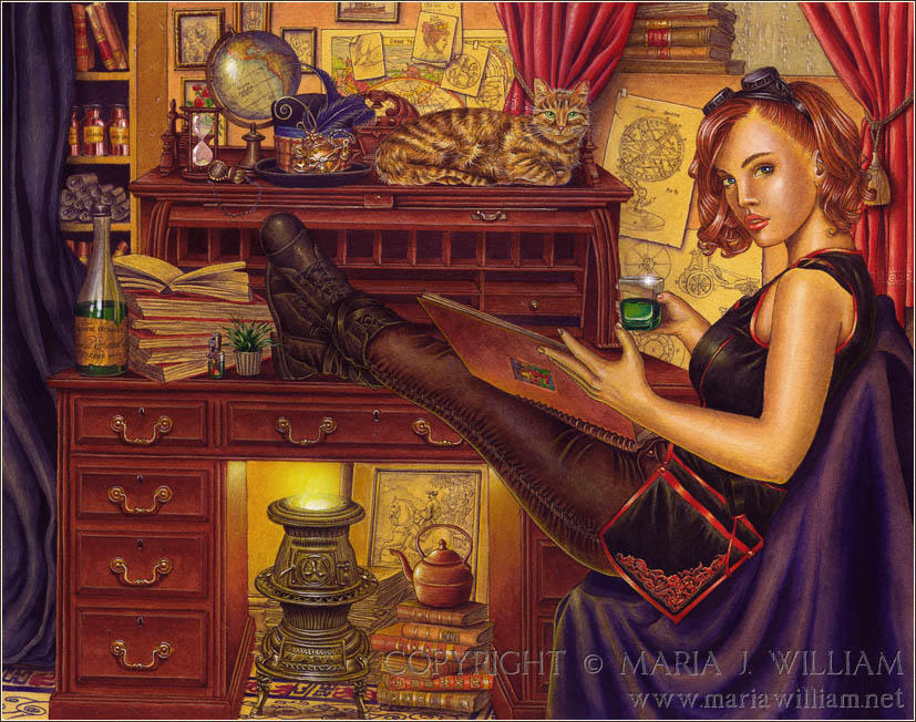 Absinthe And Memories by MJWilliam
