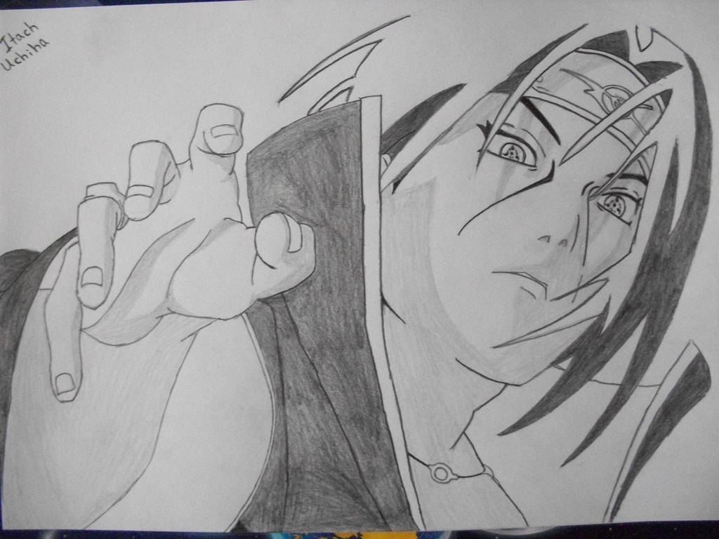 Uchiha Itachi Drawing by honchkrow14 on DeviantArt