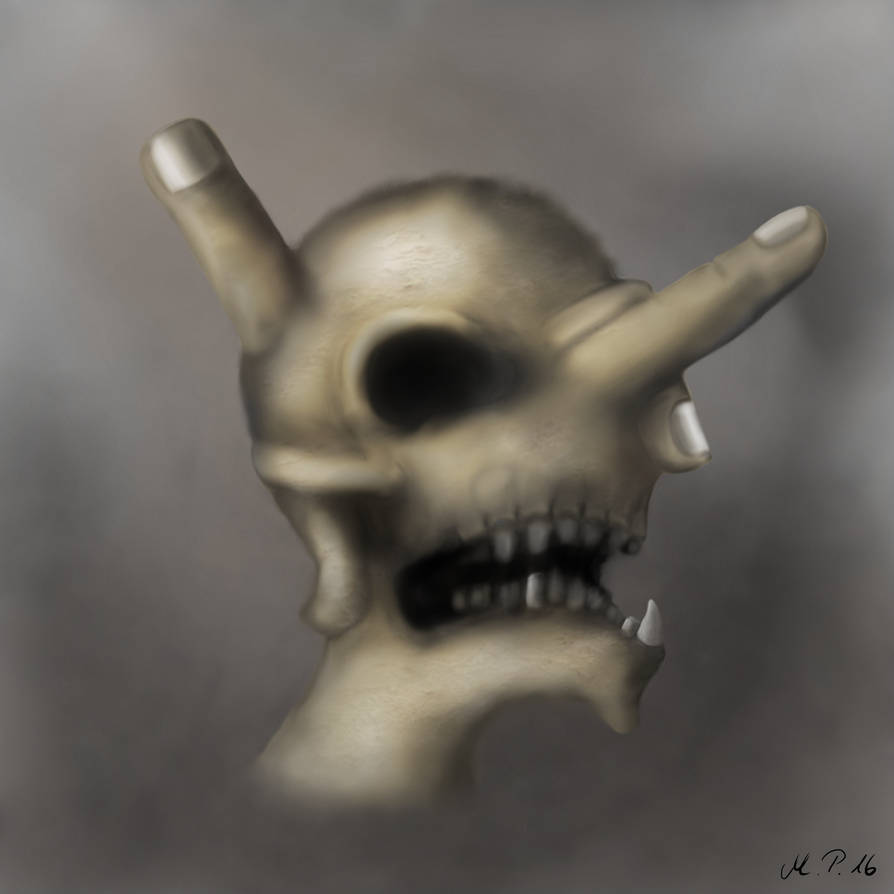 Finger Skull by jayanam
