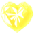 Yellow Heart Crystal by SilverRose808